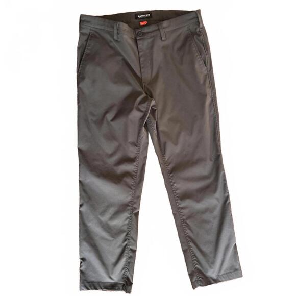 Bluffworks Ascender Pants Men's 36x30(29.5) Grey Regular Fit Travel Dress Chinos - Picture 1 of 7